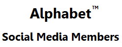 Alphabet Domain Owners Club Social Media Members